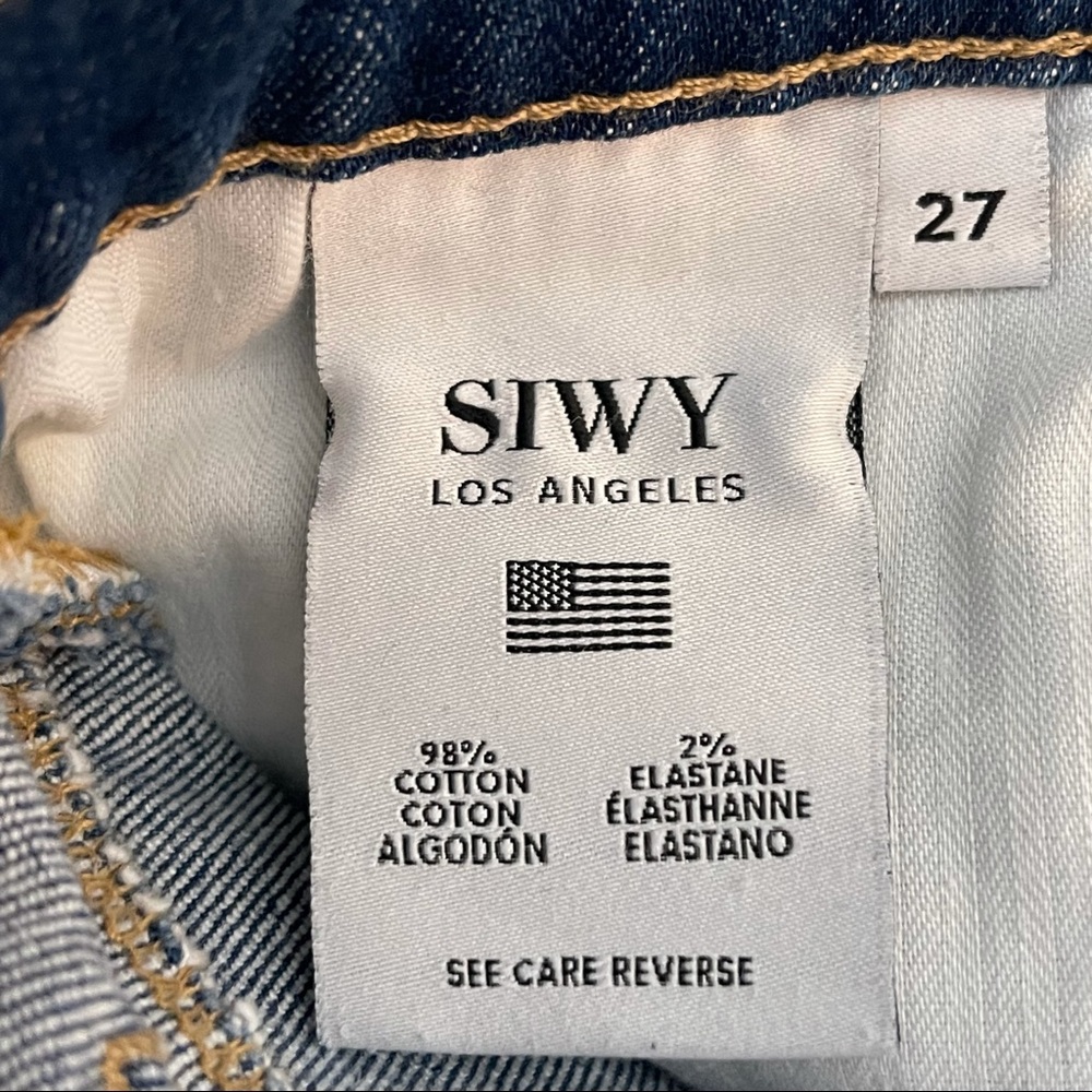 Siwy Blondie low rise denim shorts in Live Wire size 27 - Picture 6 of 7